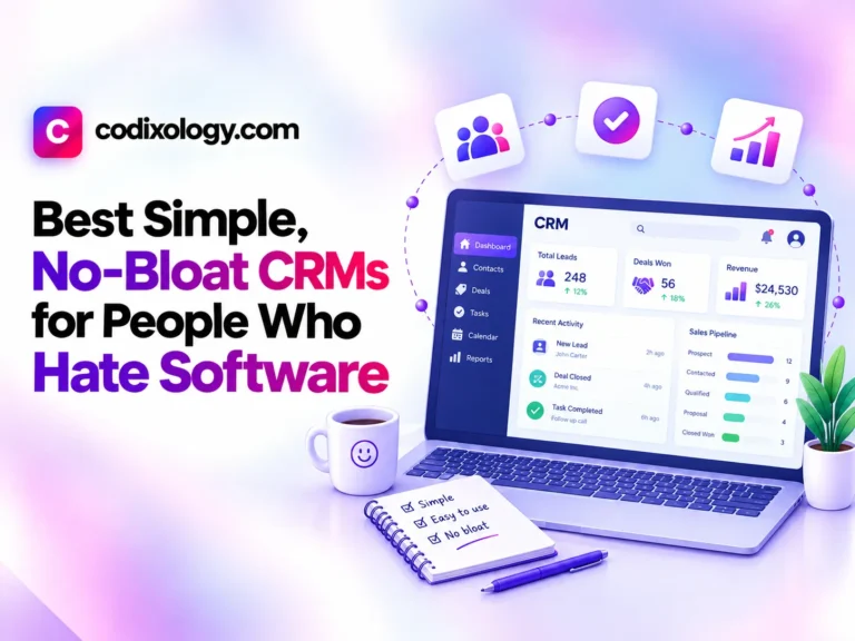 Best Simple, No-Bloat CRMs for People Who Hate Software