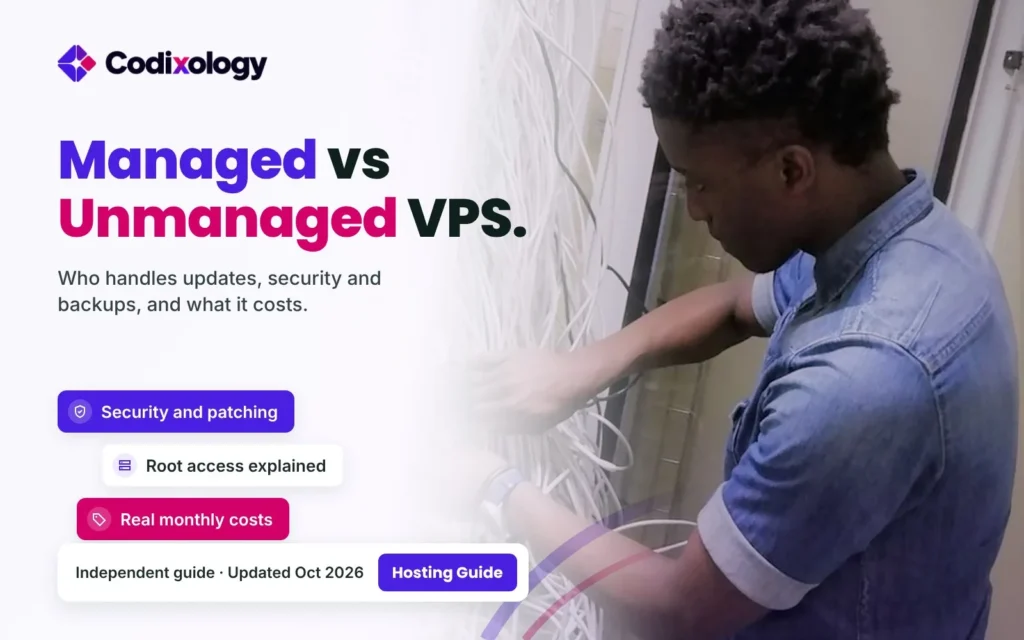 Managed vs Unmanaged VPS: How to Choose in 2026, Plus Picks 1 codixology managed vs unmanaged vps