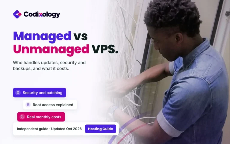 codixology managed vs unmanaged vps