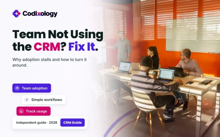 codixology team not using crm