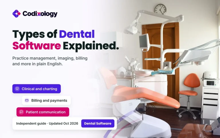 codixology types of dental software
